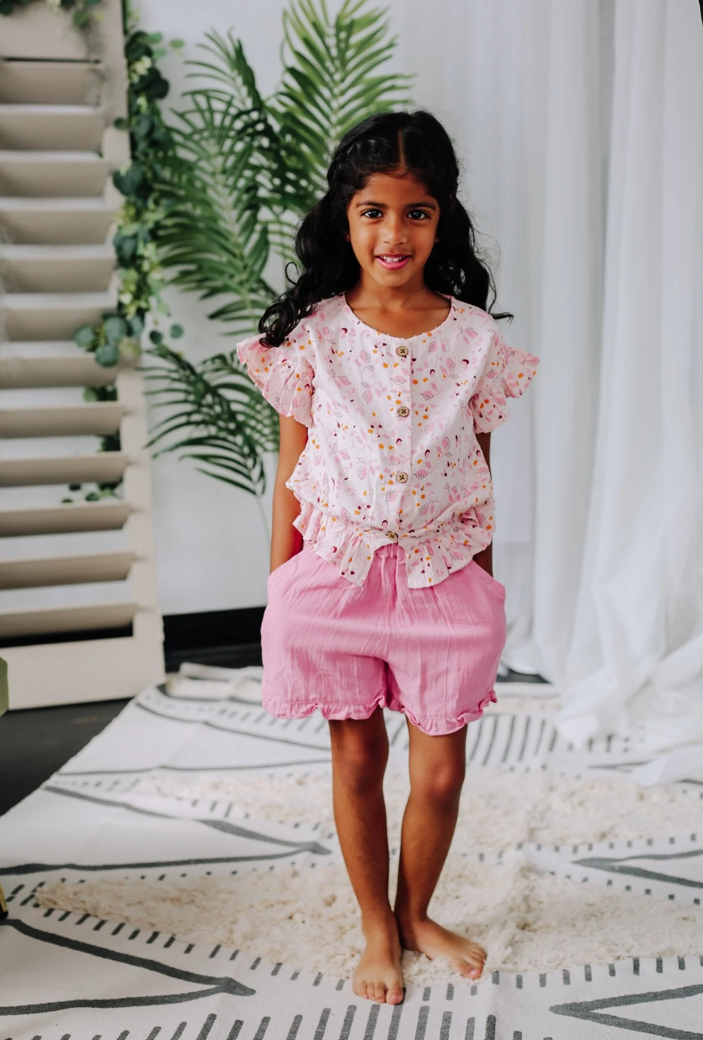 Aliya Pink Short and Top - Image 2