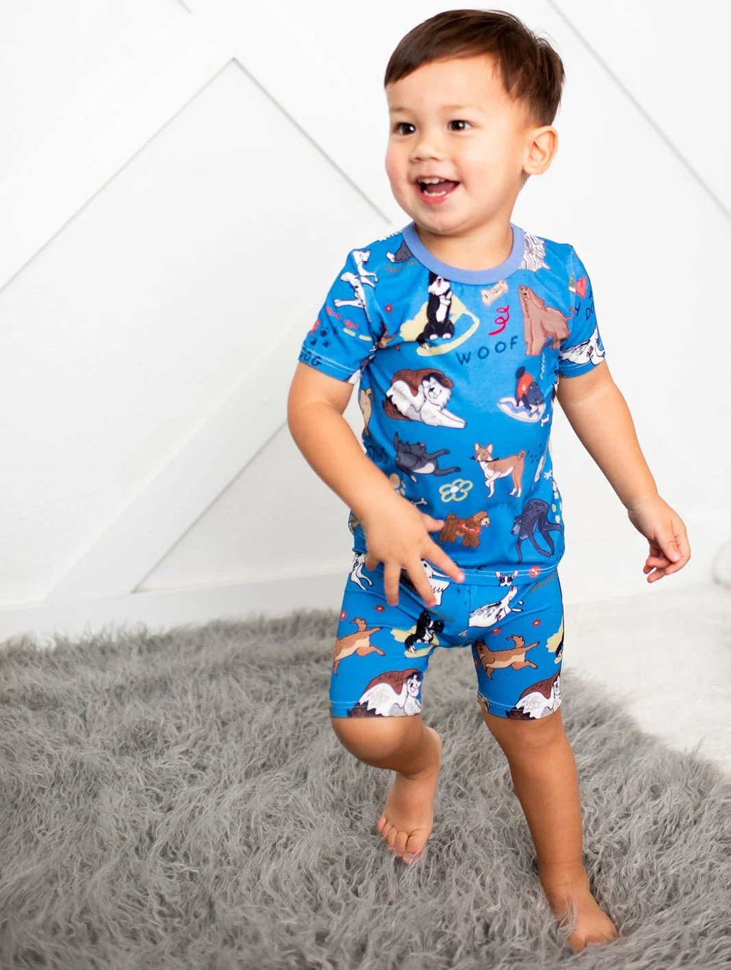 Puppy Pals Blue Shorts PJs - Image 3