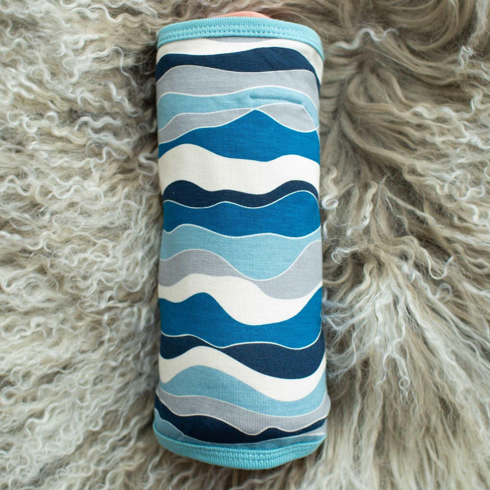 Blue Waves Swaddle - Image 4