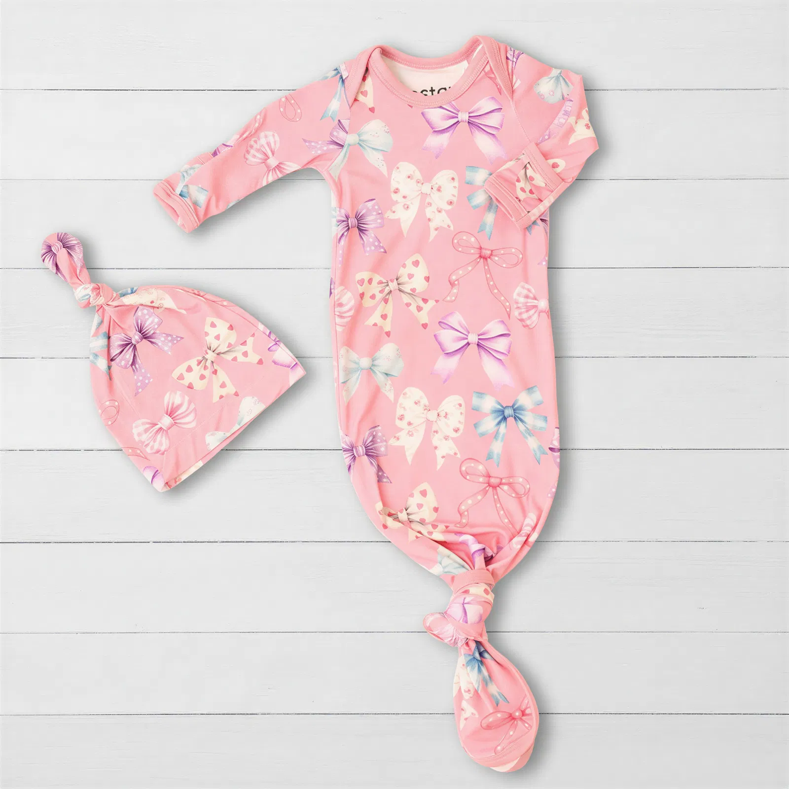 Twinkle Ties Gown & Hat