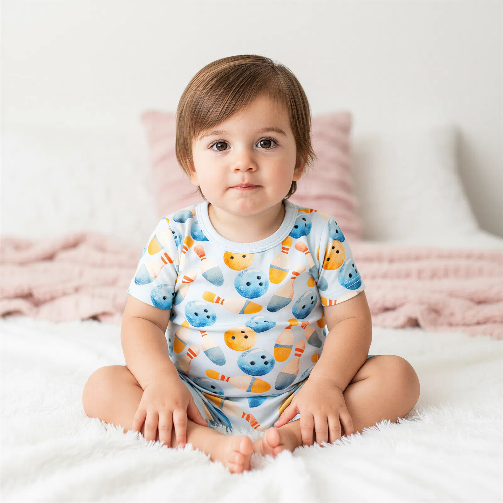 Bowling Shorts PJs - Image 2