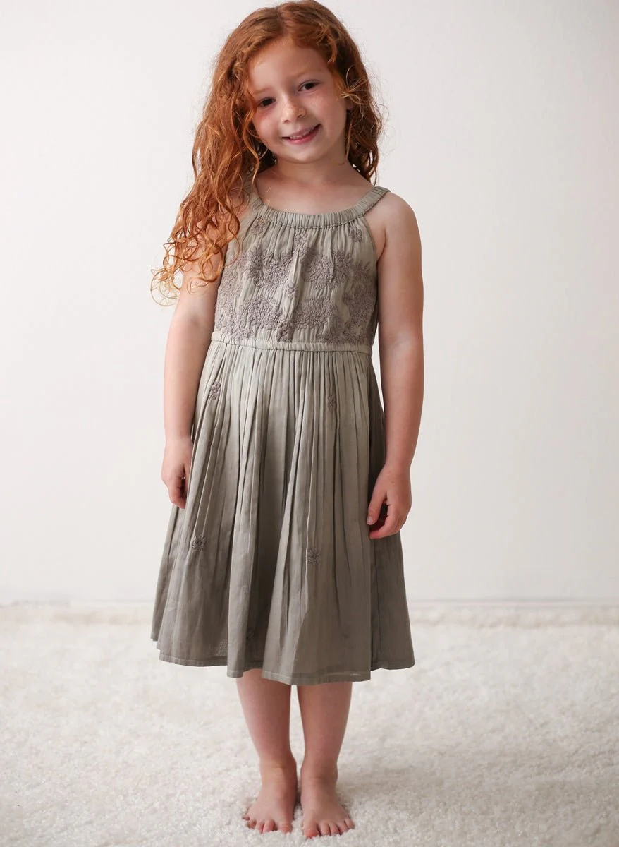 cassie dress in grey - Image 3