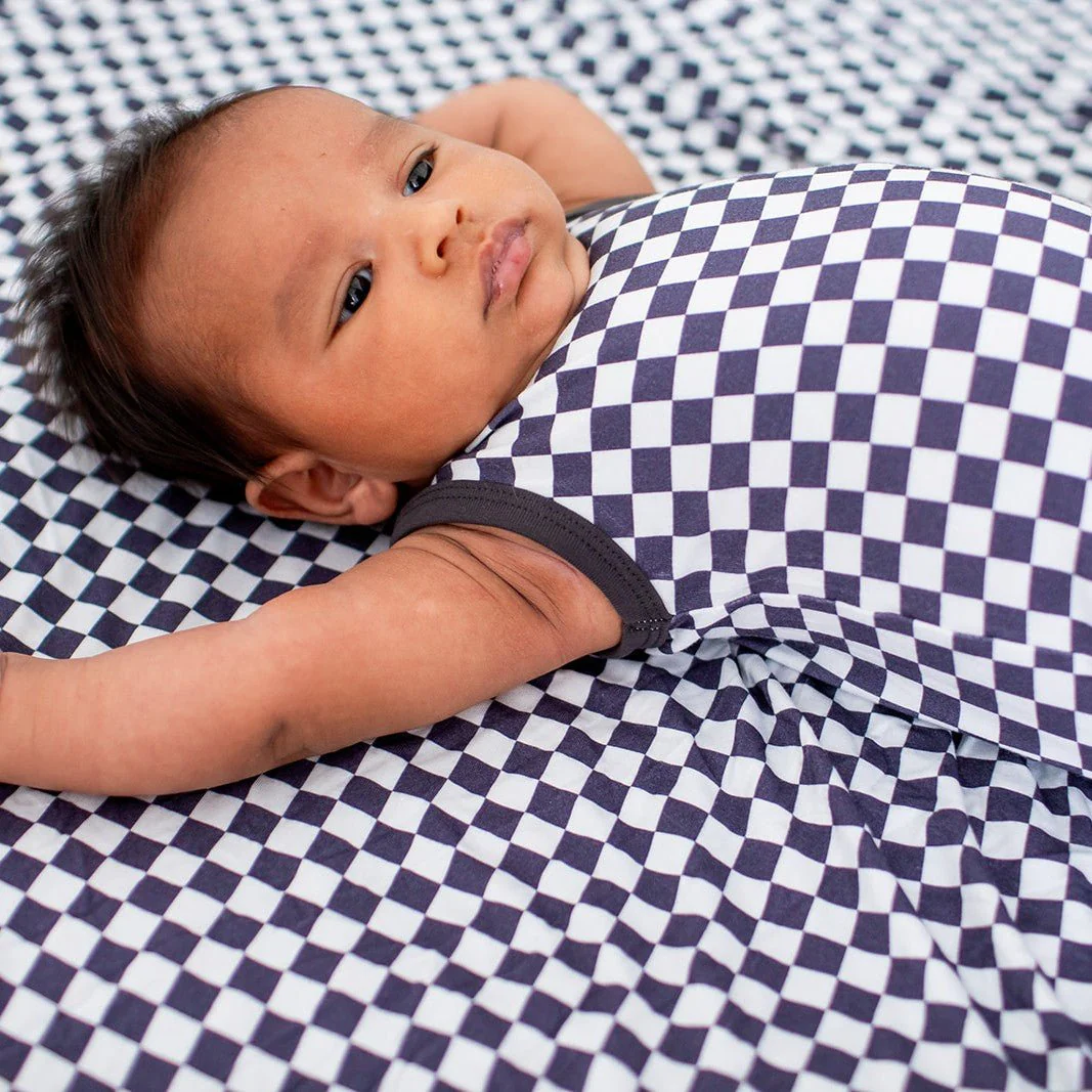 Charcoal Checks Shortall - Image 4