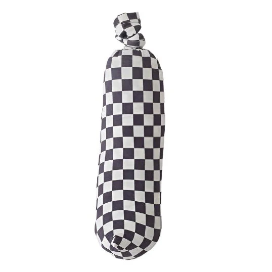 Charcoal Checks Swaddle - Image 4