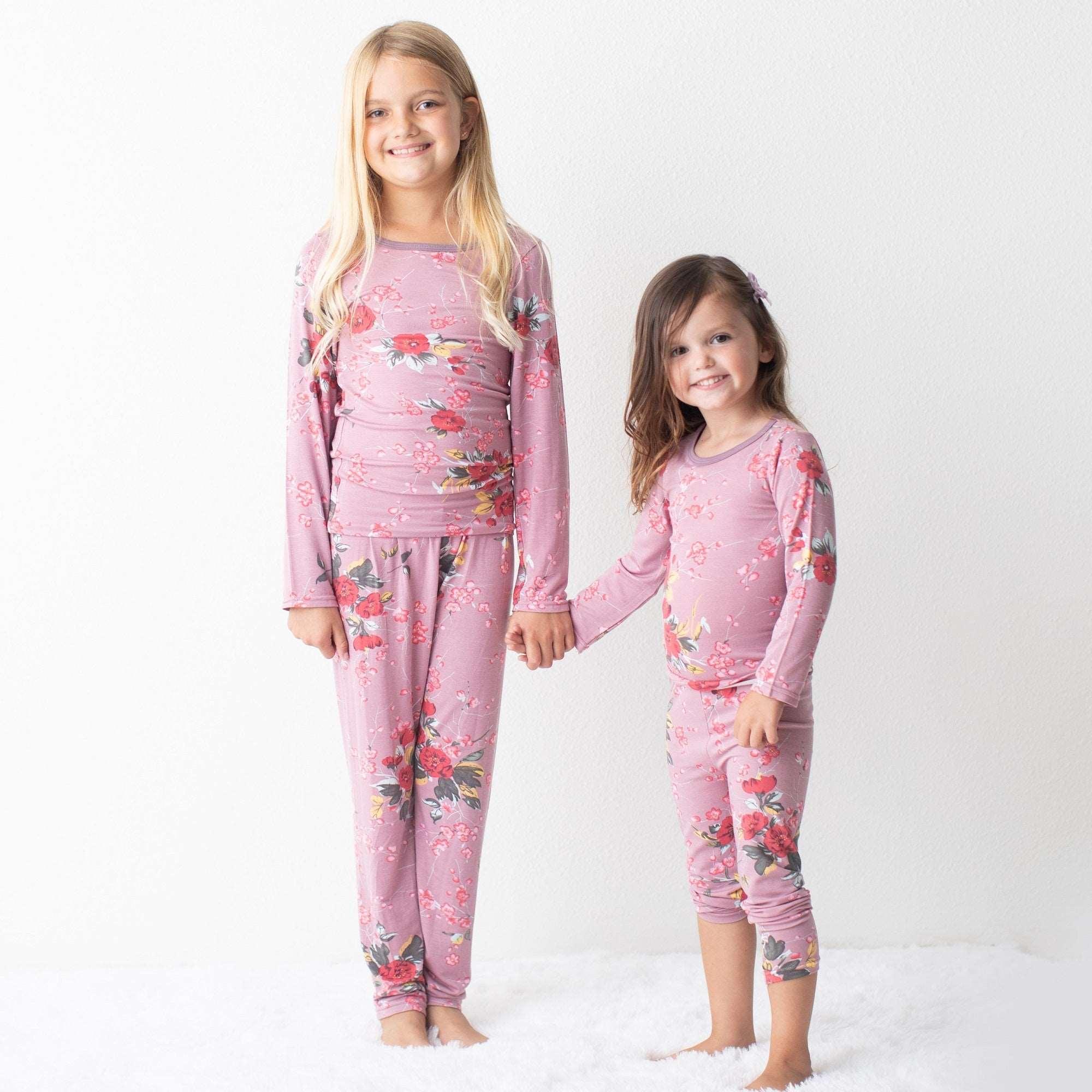 Cherry Blossom Twilight Mauve Pajama - Image 3