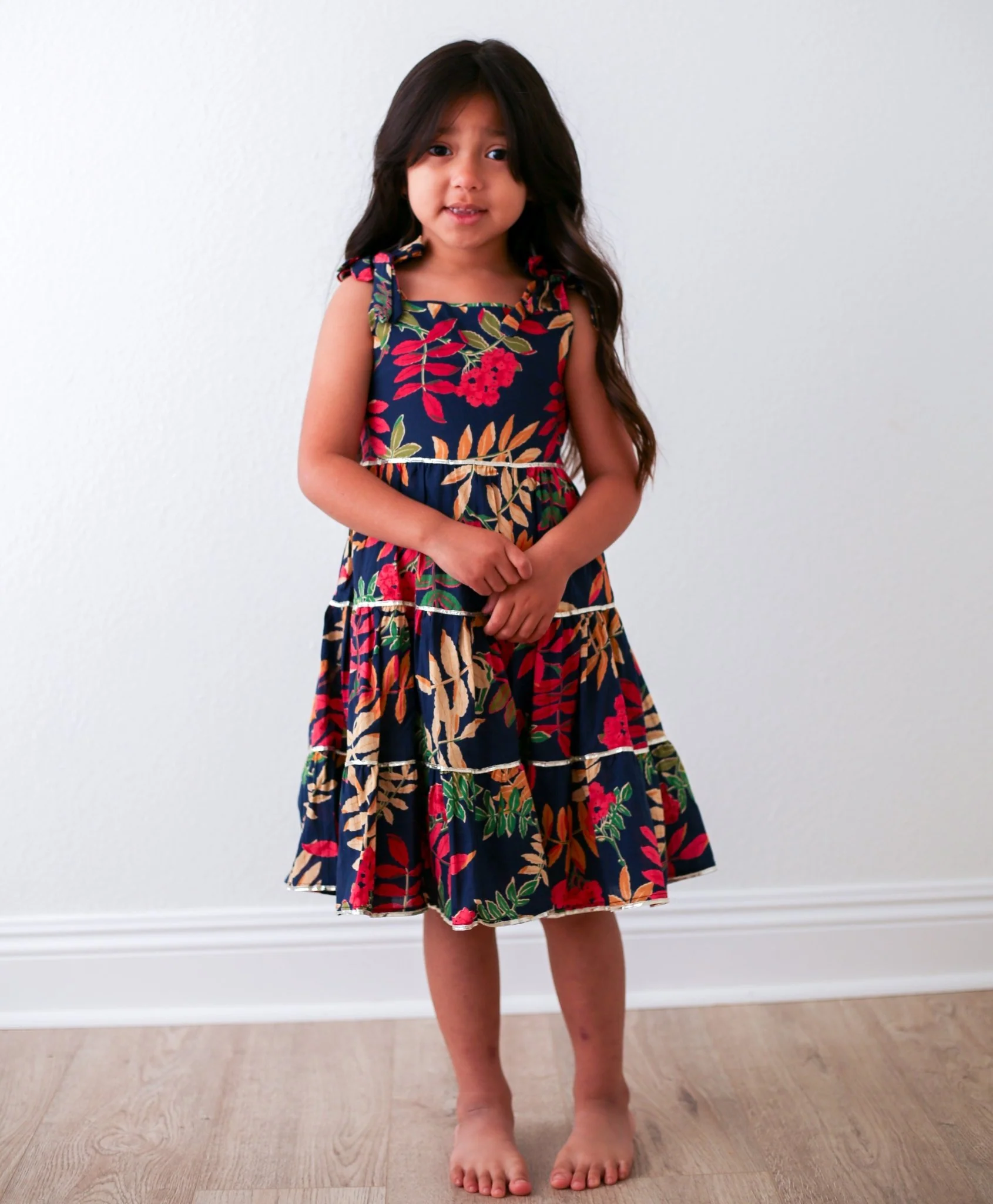 Jazmin Dress - Navy - Image 6