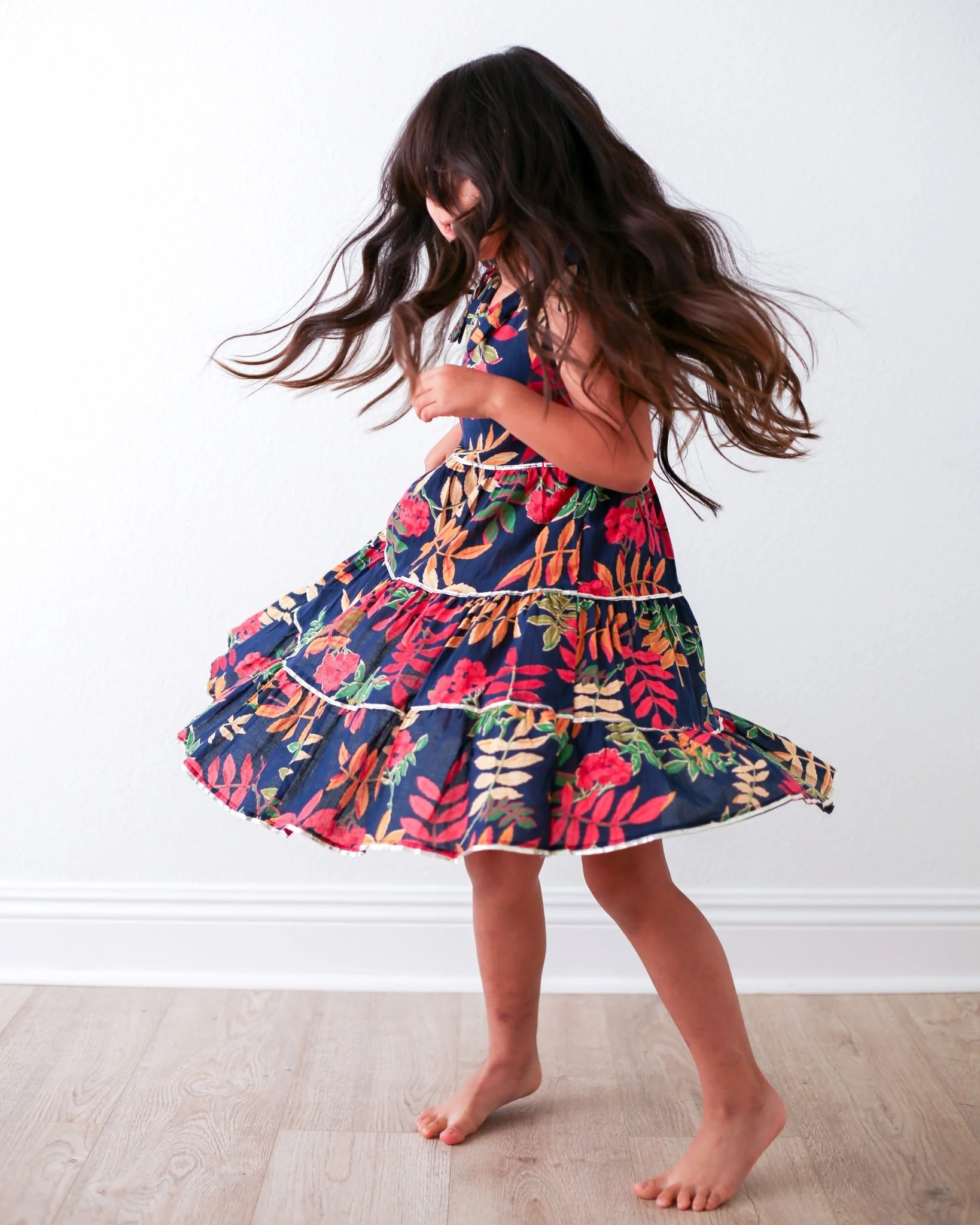 Jazmin Dress - Navy - Image 7