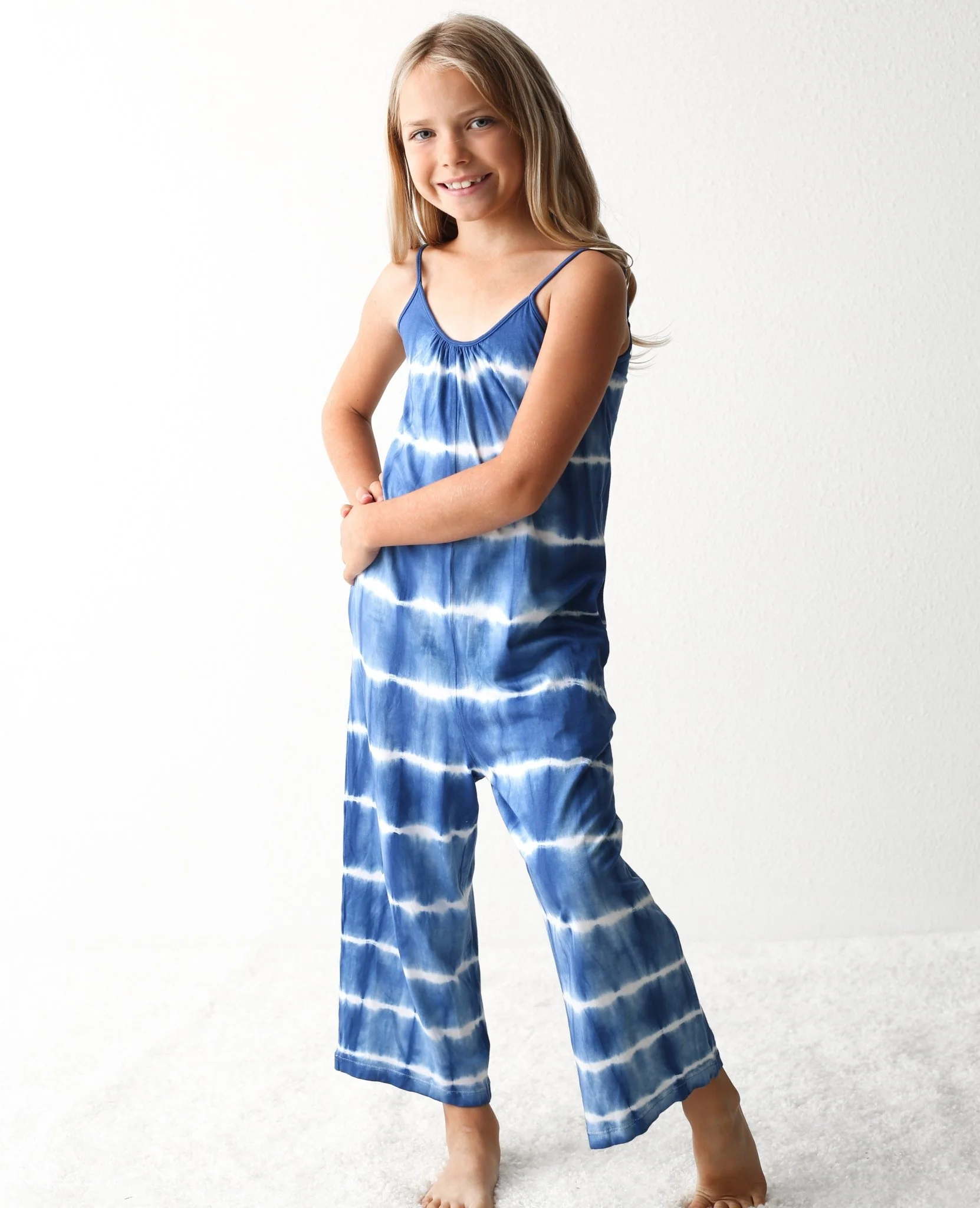 hema blue tie dye jumpsuit - Image 4