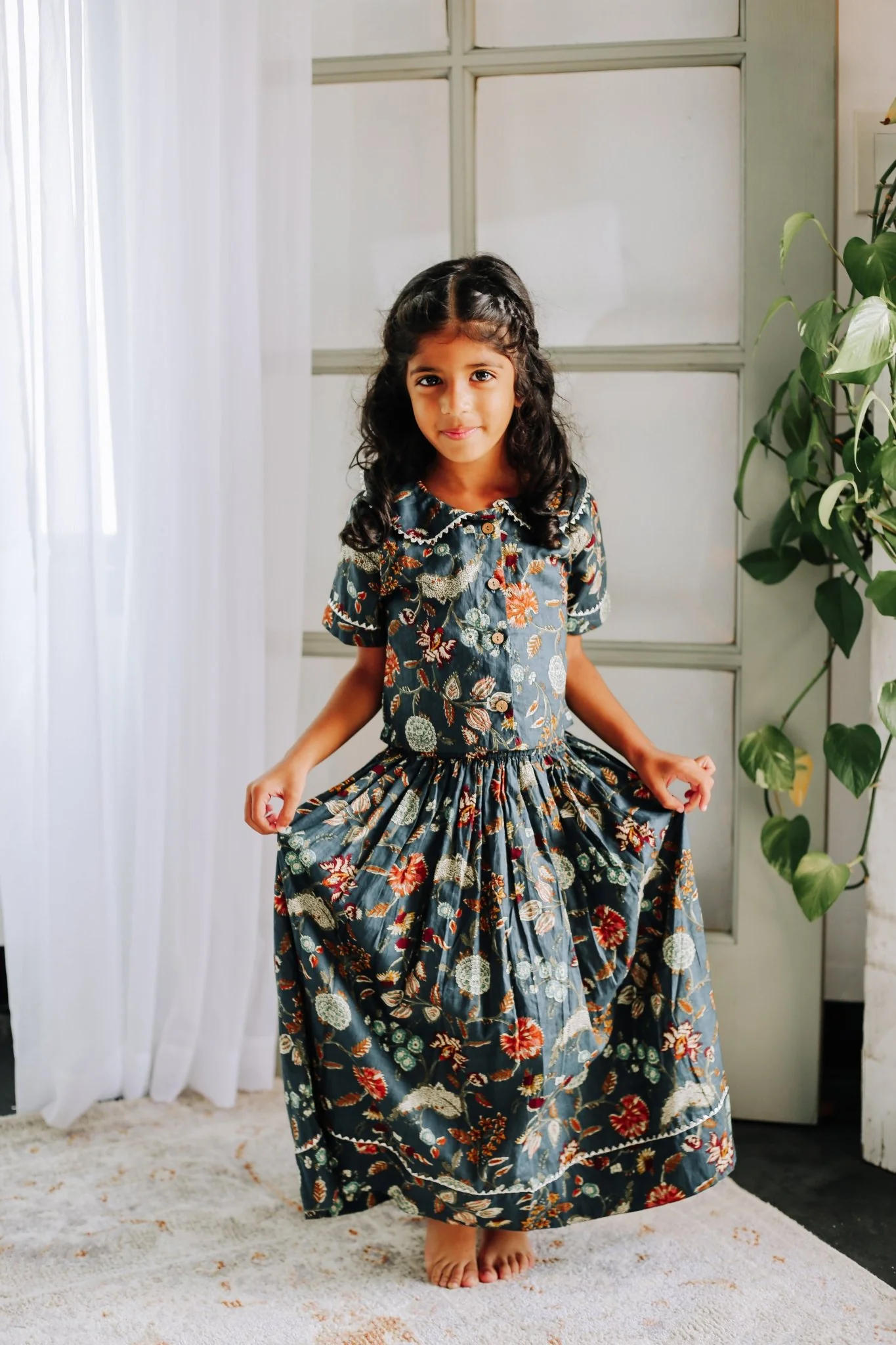 Meera Lehenga - Navy - Image 12