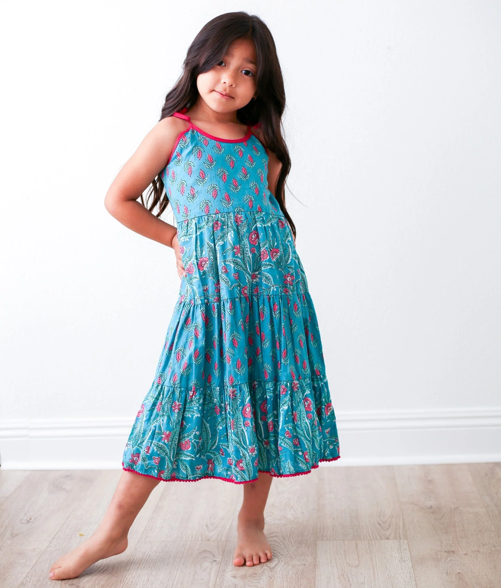 Raya Maxi Dress - Blue - Image 2