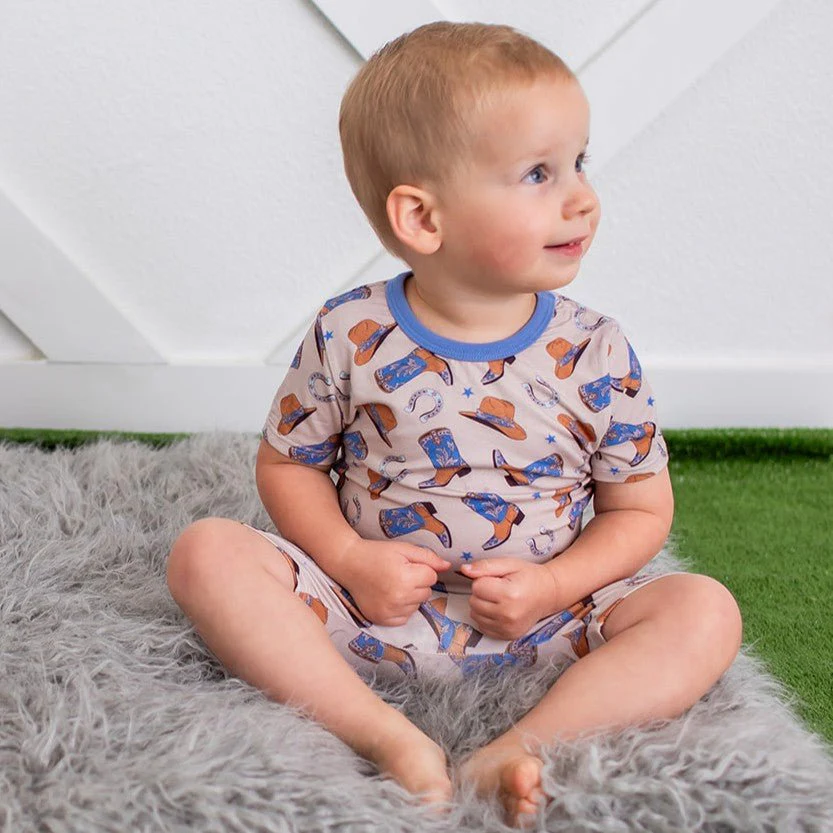 Cuddle Up Cowboy Shorts PJs - Image 2