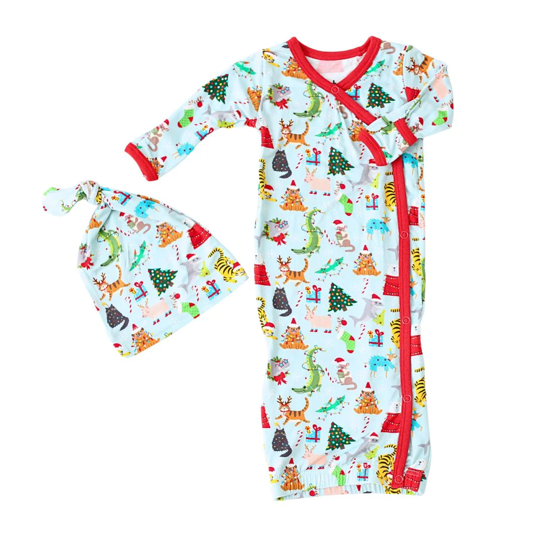 Crackling Christmas Gown & Hat - Image 2