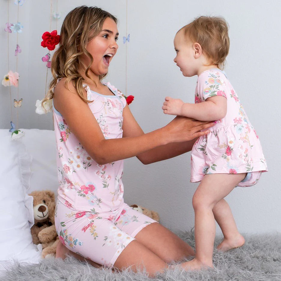 Ditzy Floral Bodysuit Dress - Image 2