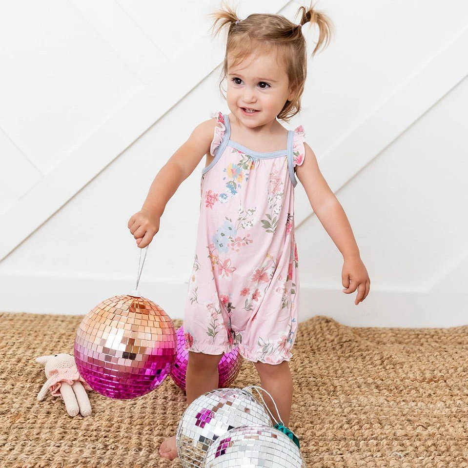 Ditzy Floral Bubble Romper - Image 2