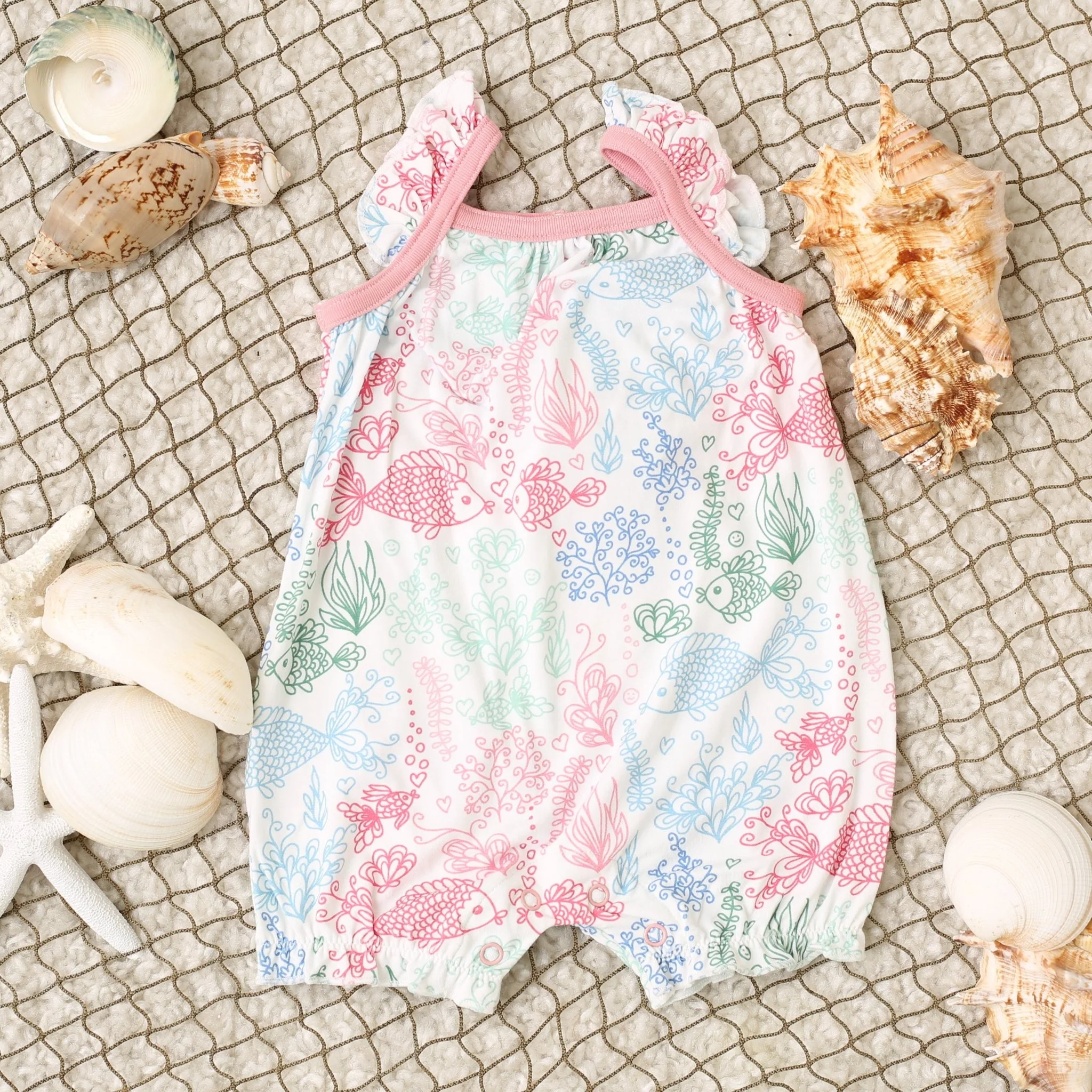 Koi Fish Bubble Romper - Image 5