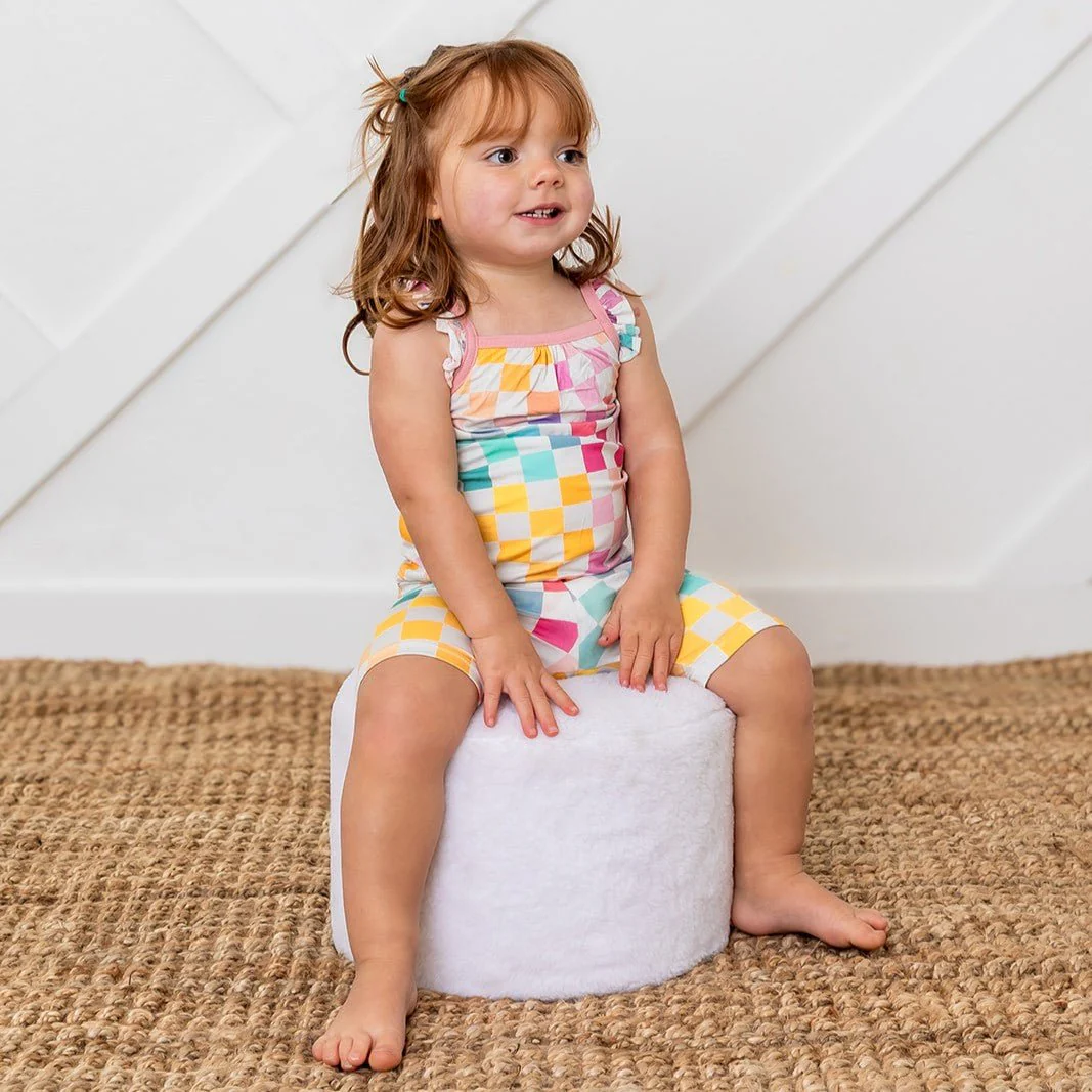 Pastel Checks Flutter PJs - Image 3