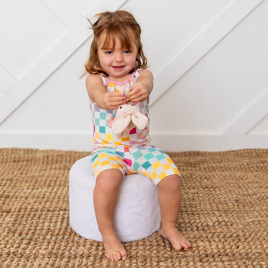 Pastel Checks Flutter PJs - Image 4