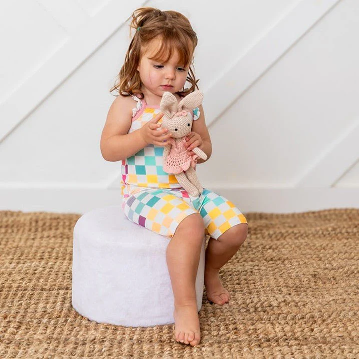 Pastel Checks Flutter PJs - Image 5