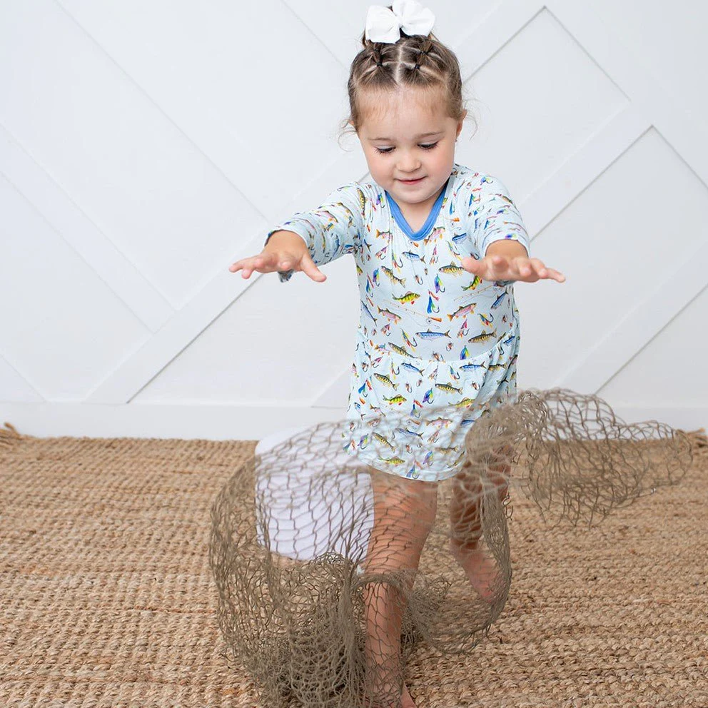 Catch of the Day Bodysuit Dress - Image 3