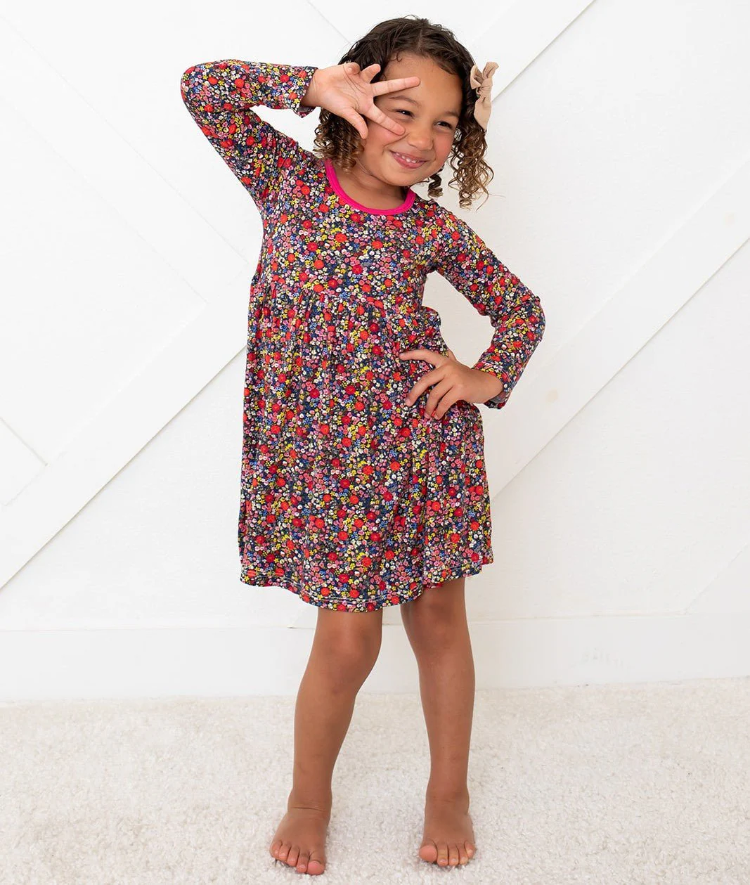 Midnight Petals Dress
