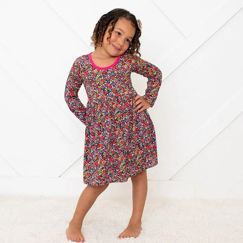 Midnight Petals Dress - Image 3