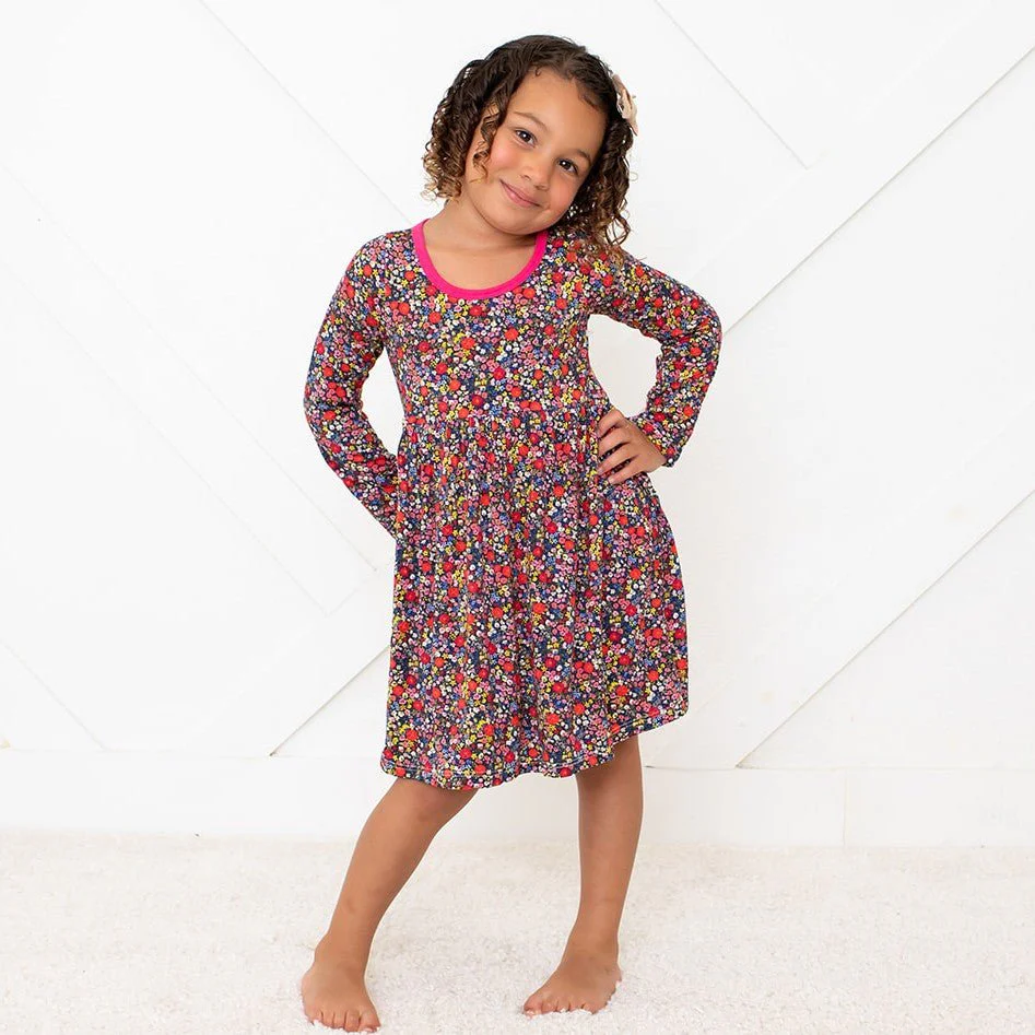 Midnight Petals Dress - Image 4