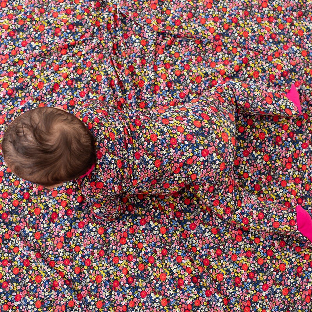 Midnight Petals Footie - Image 5