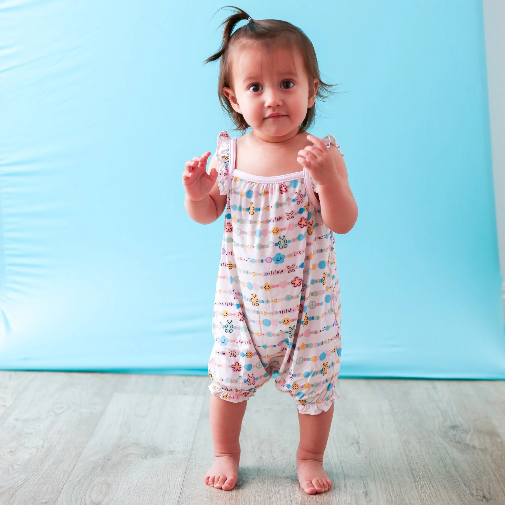 Let's Be Friends Bubble Romper - Image 2
