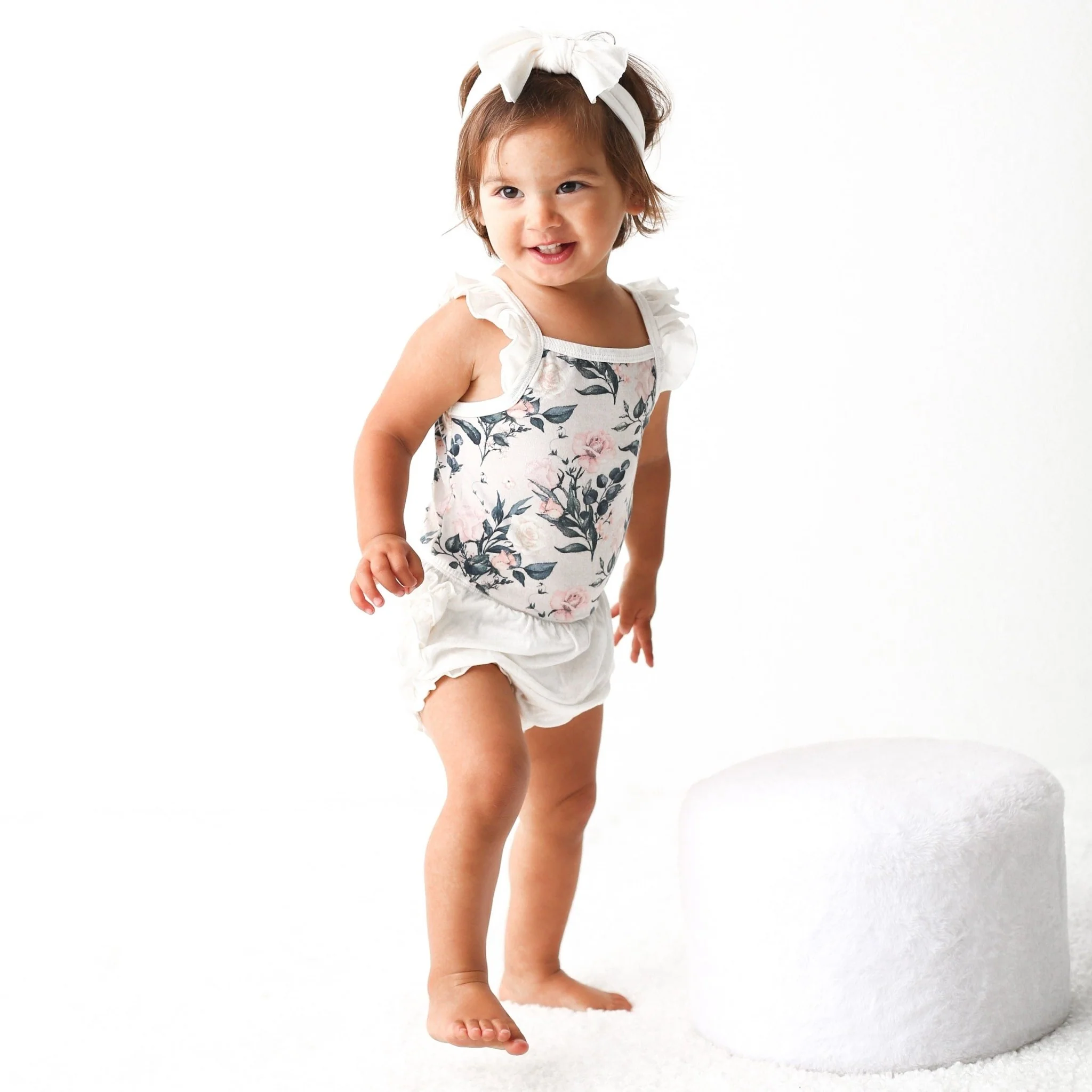 Gardenia Rose Ruffle Bloomer Set