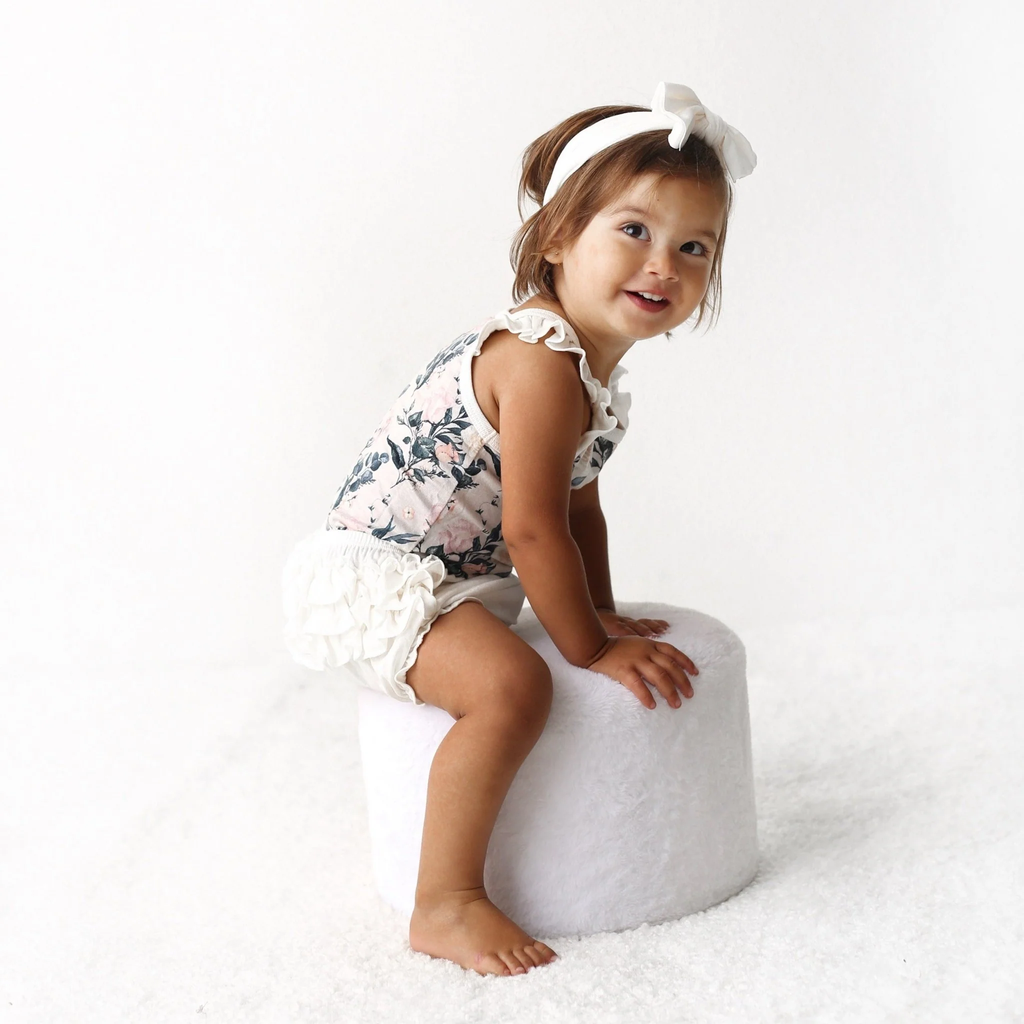 Gardenia Rose Ruffle Bloomer Set - Image 3