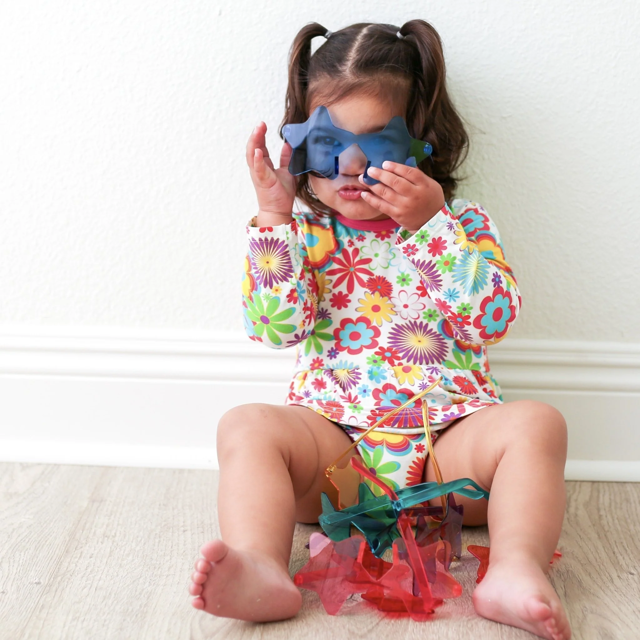 Groovy Bloom Bodysuit Dress - Image 3