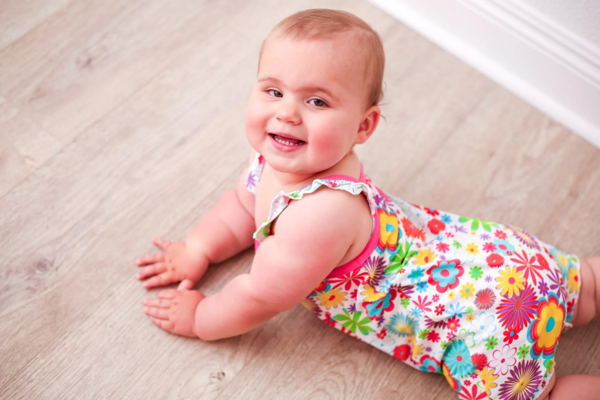 Groovy Bloom Bubble Romper - Image 3