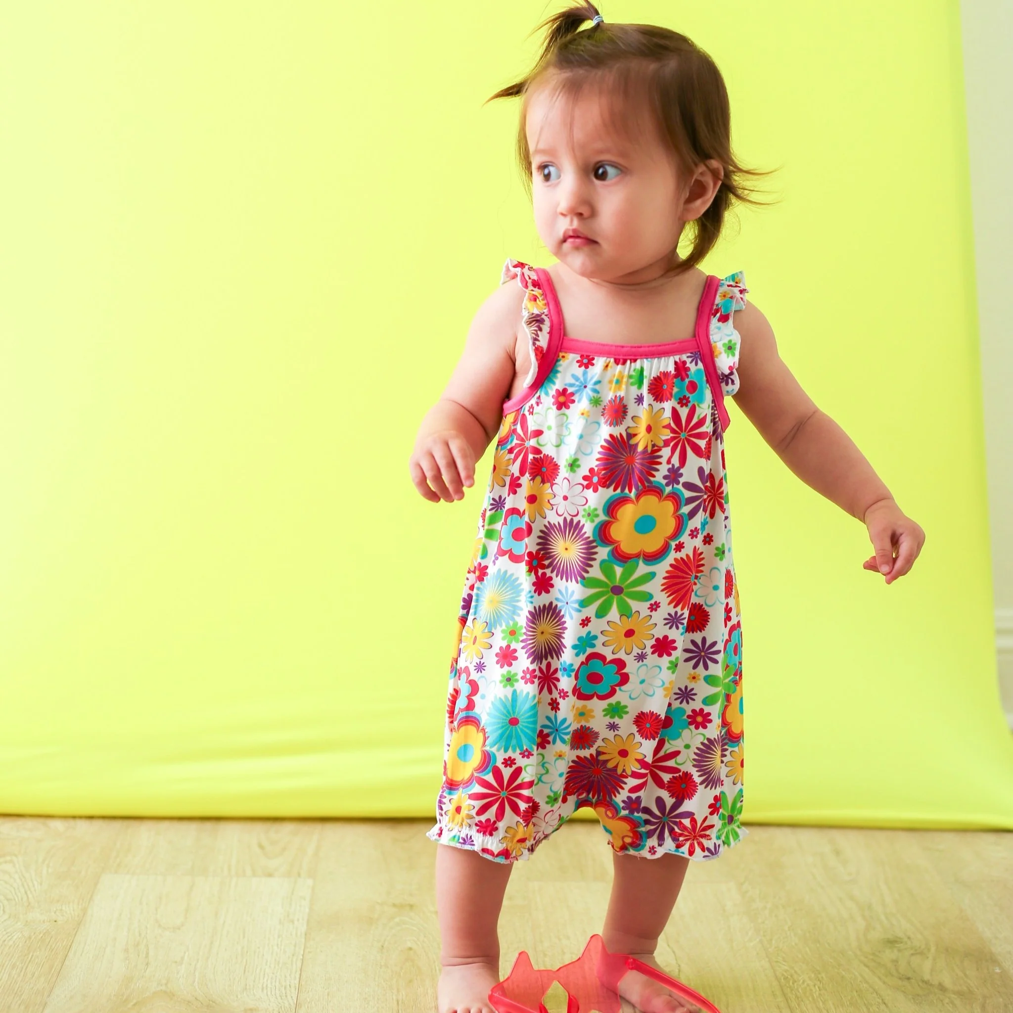 Groovy Bloom Bubble Romper - Image 5