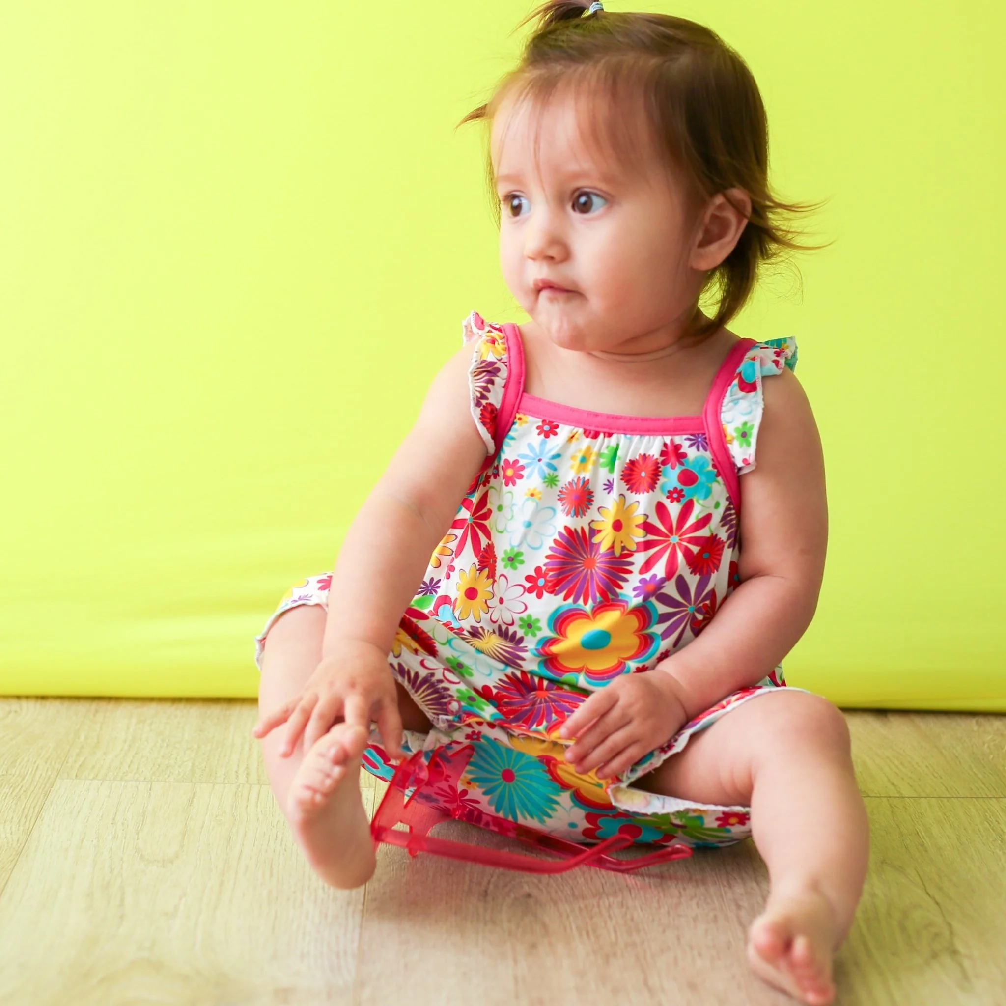 Groovy Bloom Bubble Romper - Image 7