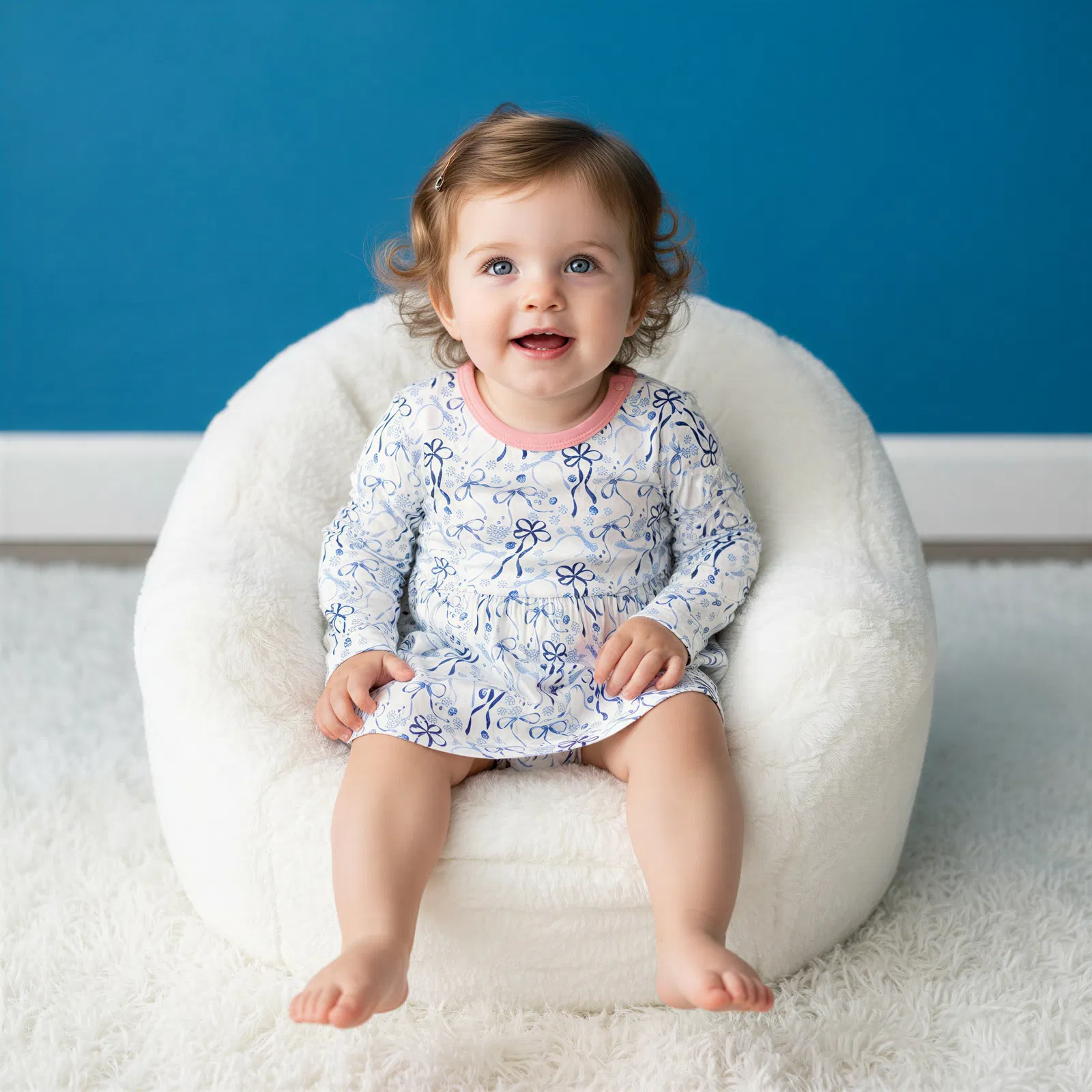 Dreidel Bows Bodysuit Dress - Image 2