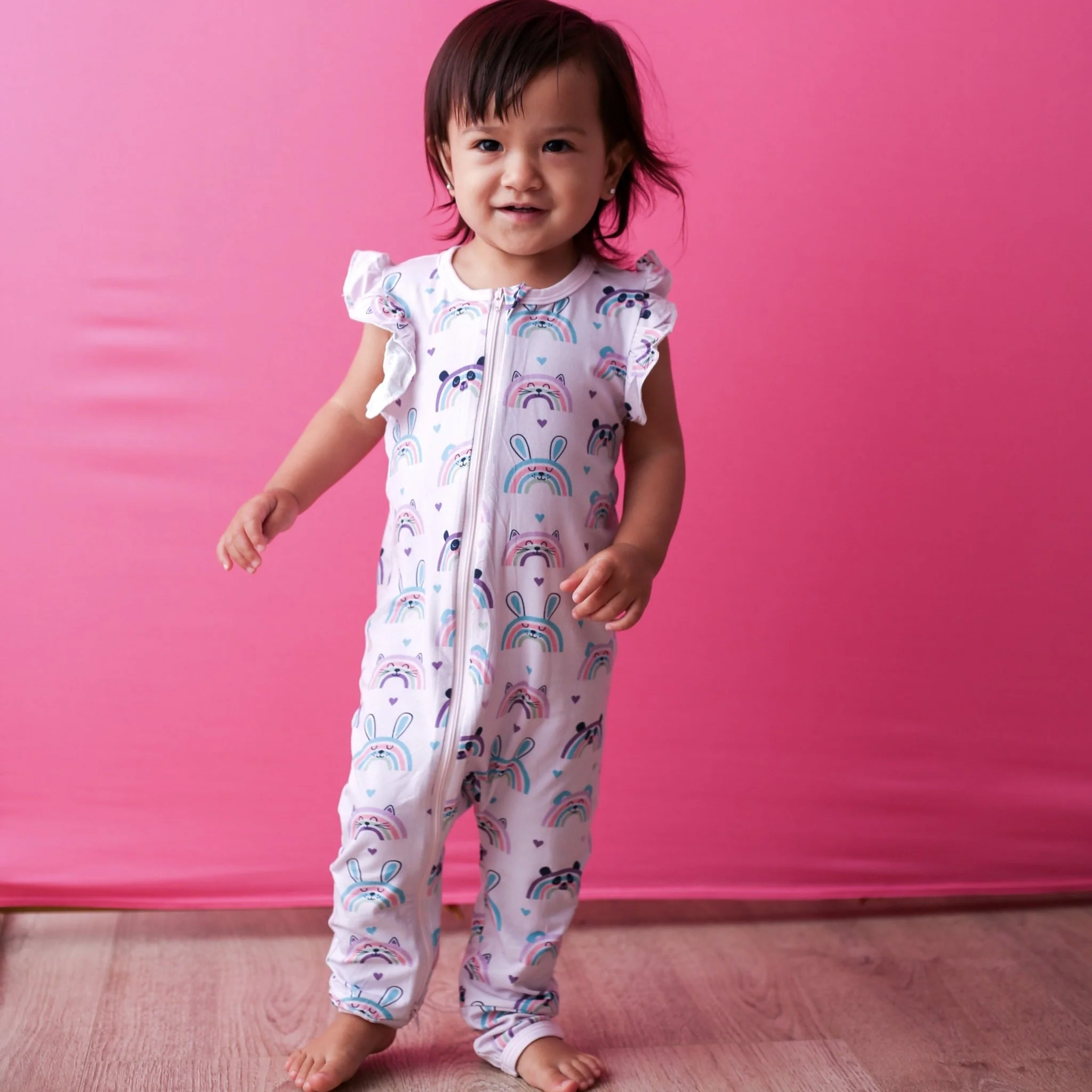 Happy Rainbows Romper