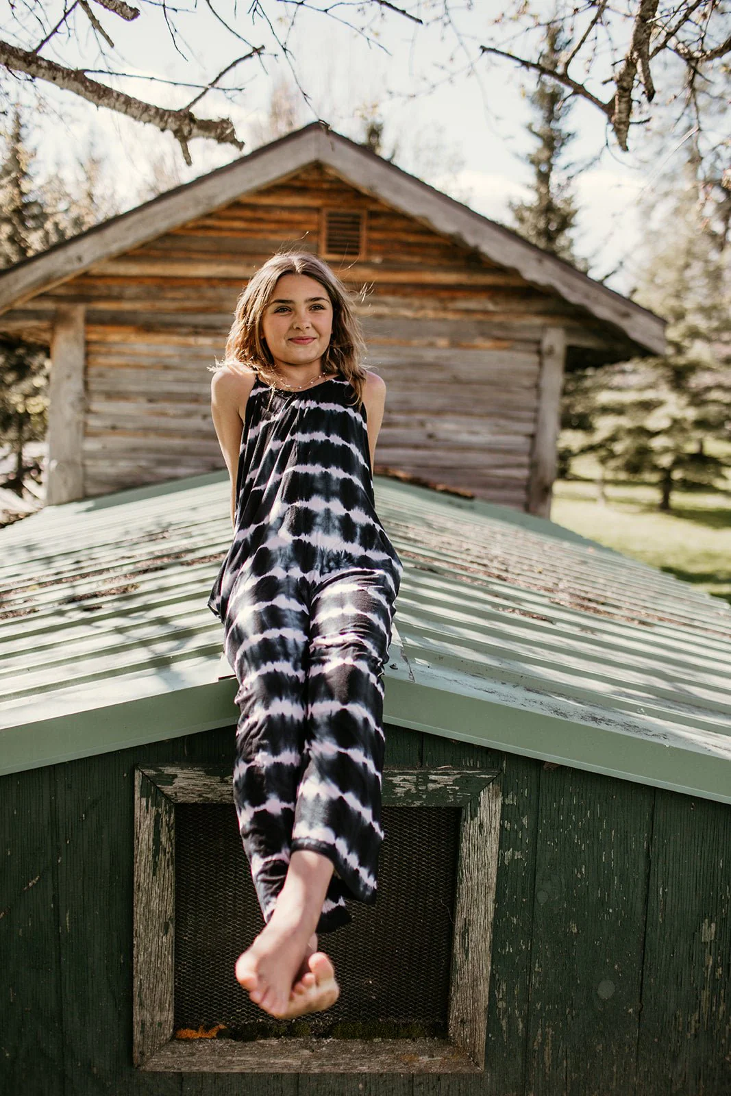 hema charcoal tie dye jumpsuit - Image 3