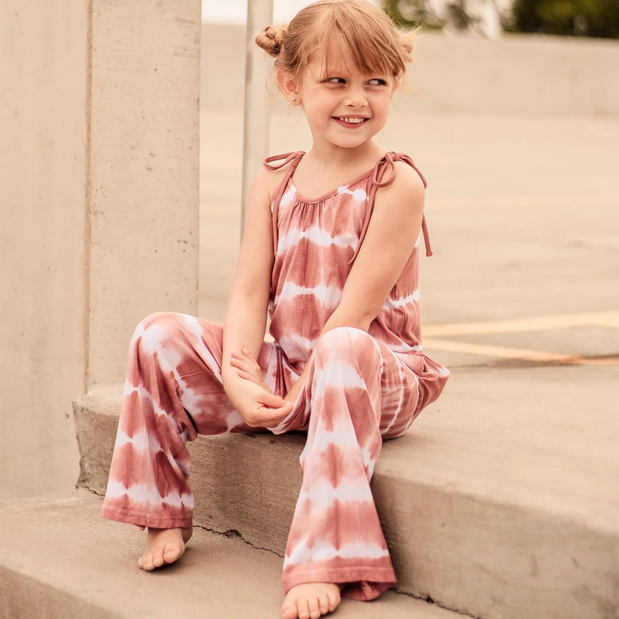 hema pink tie dye jumpsuit - Image 2