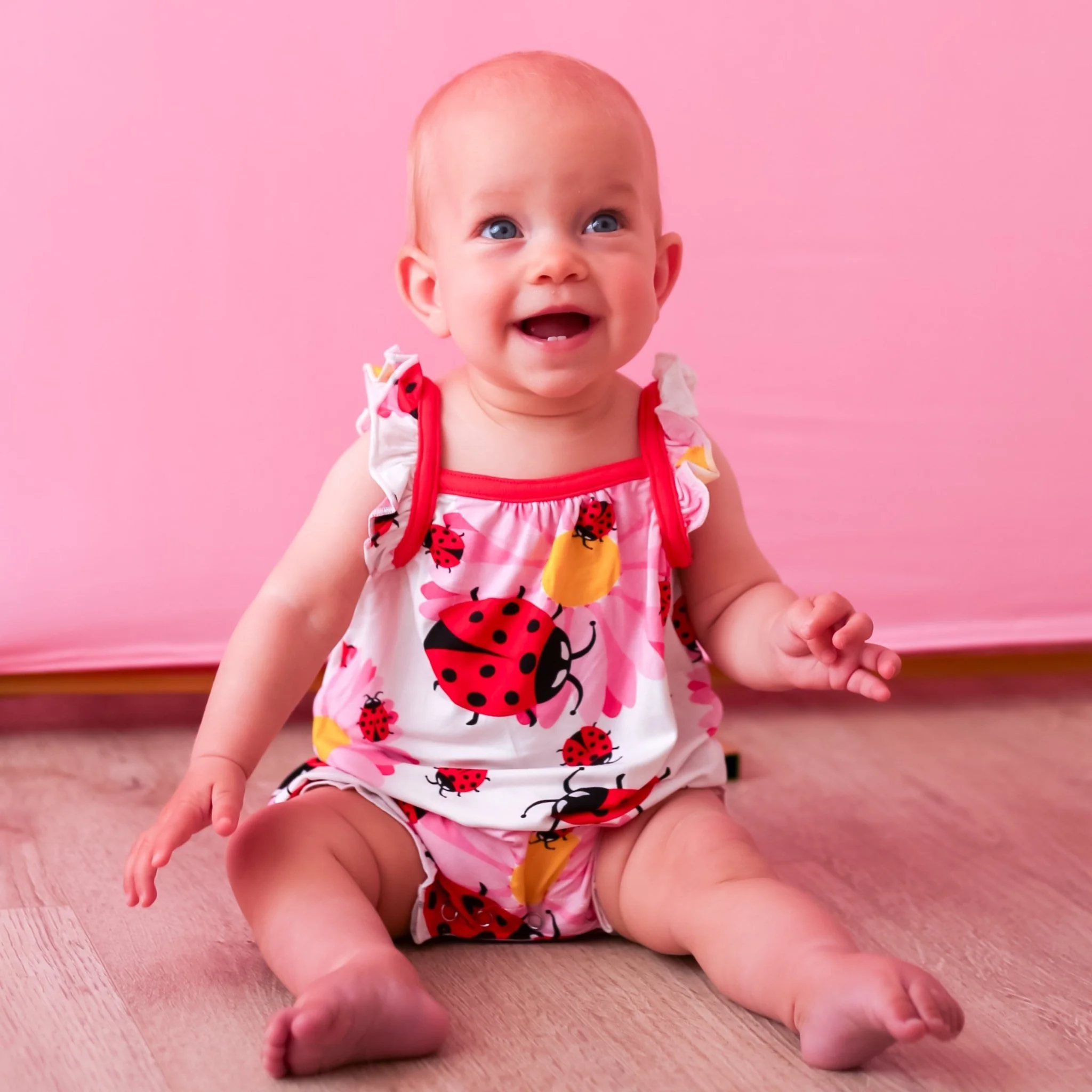 Ladybug Bubble Romper