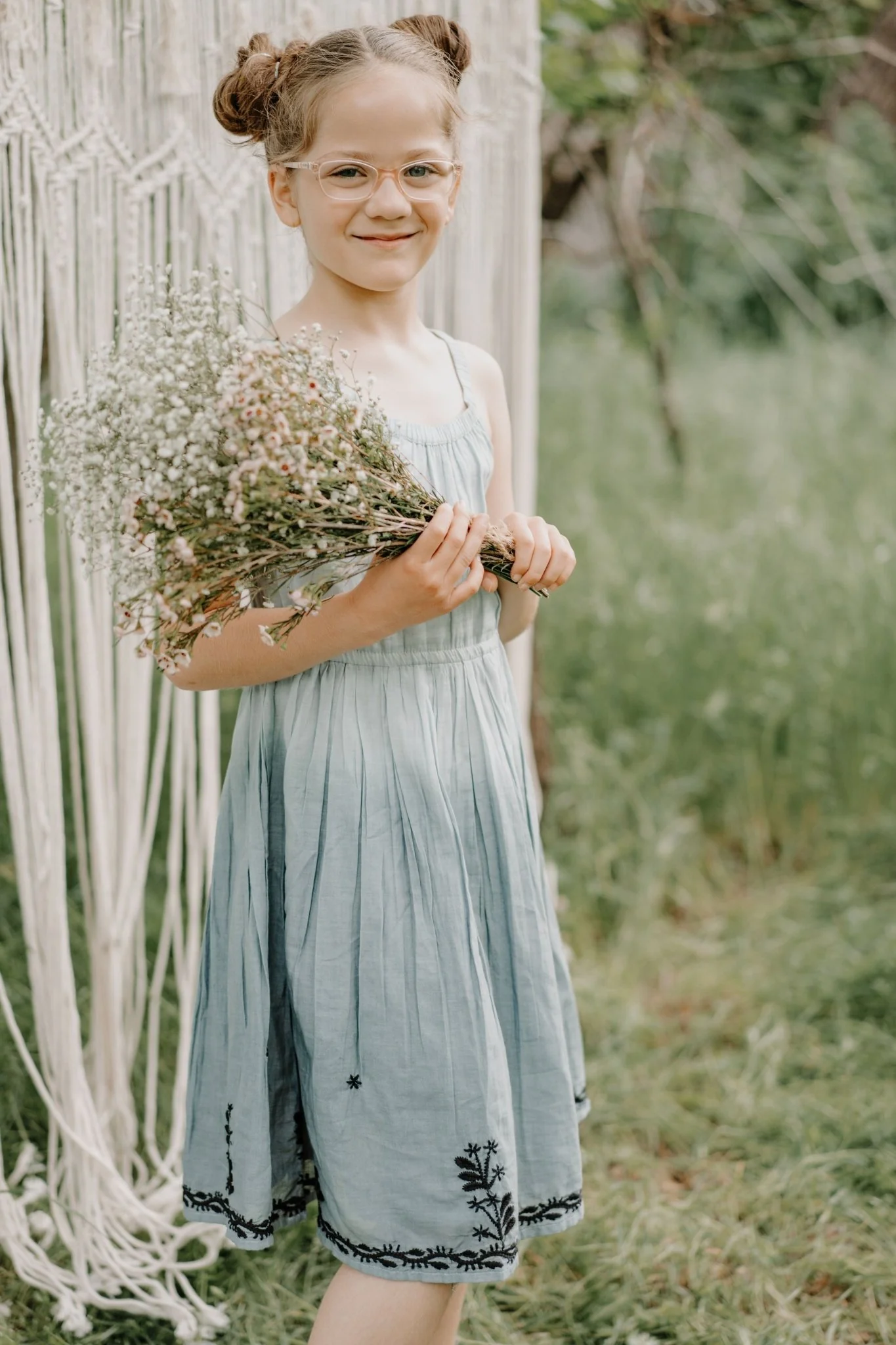 leila dress in grey - Image 4
