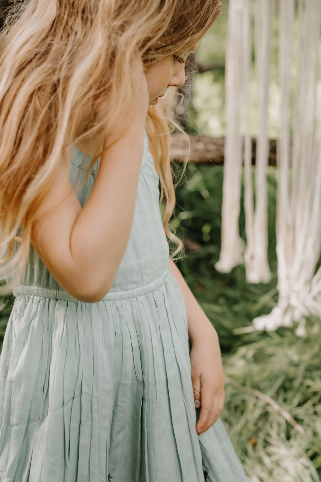 leila dress in sage - Image 6