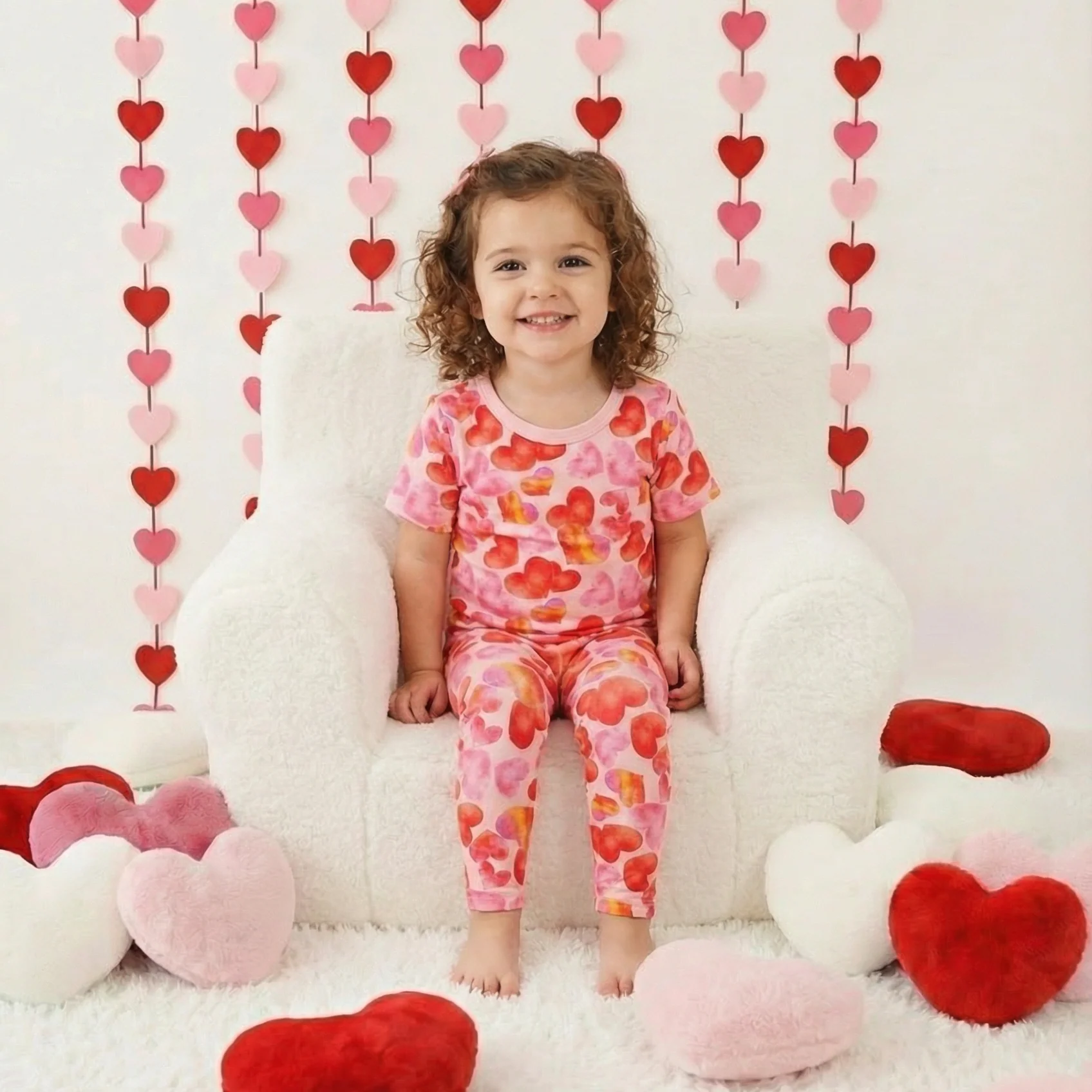 Love Hearts S/S Pajama - Image 3
