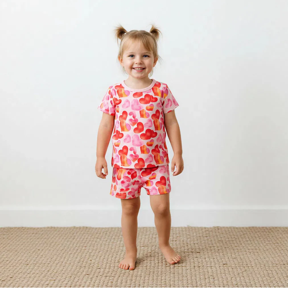 Love Hearts Shorts PJs - Image 3