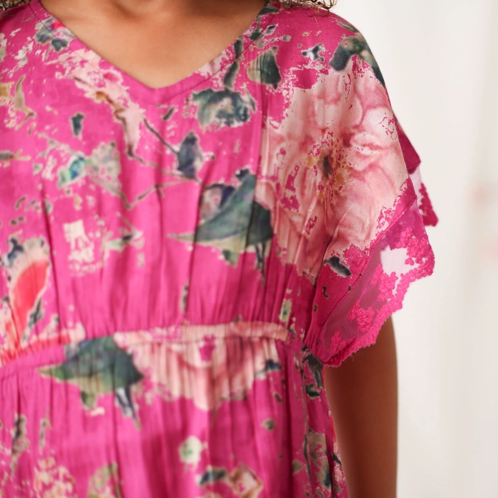 maya dress in hot pink - Image 3
