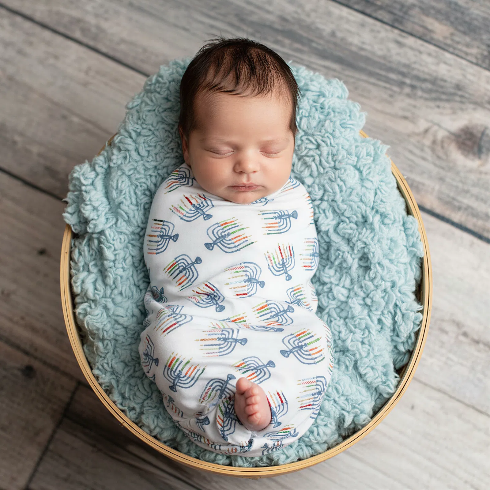 Magical Menorahs Swaddle - Image 3