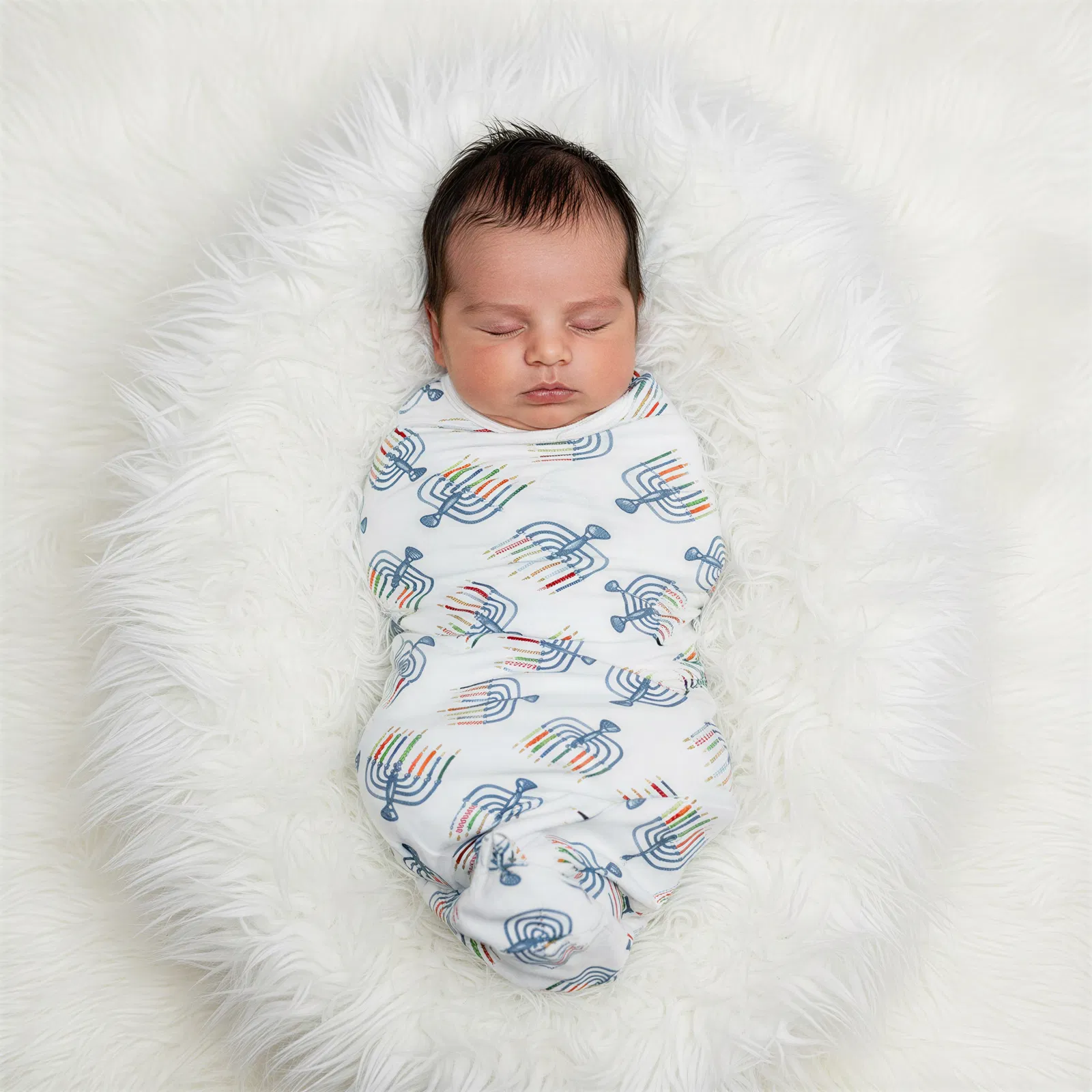 Magical Menorahs Swaddle - Image 4