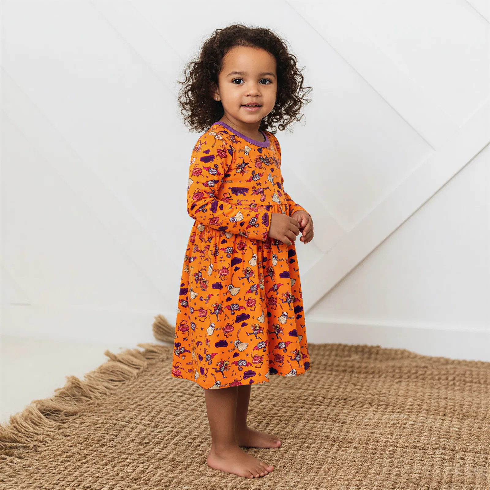 Orange Boo Crew Dress - Image 2