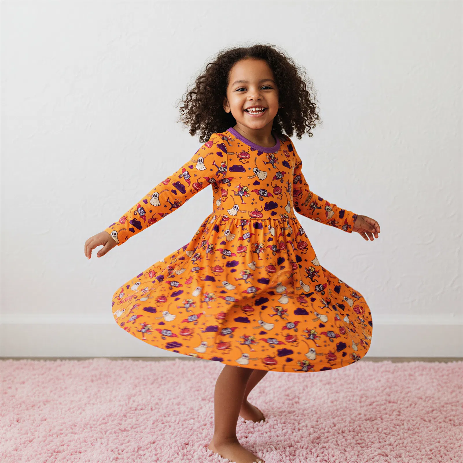 Orange Boo Crew Dress - Image 3