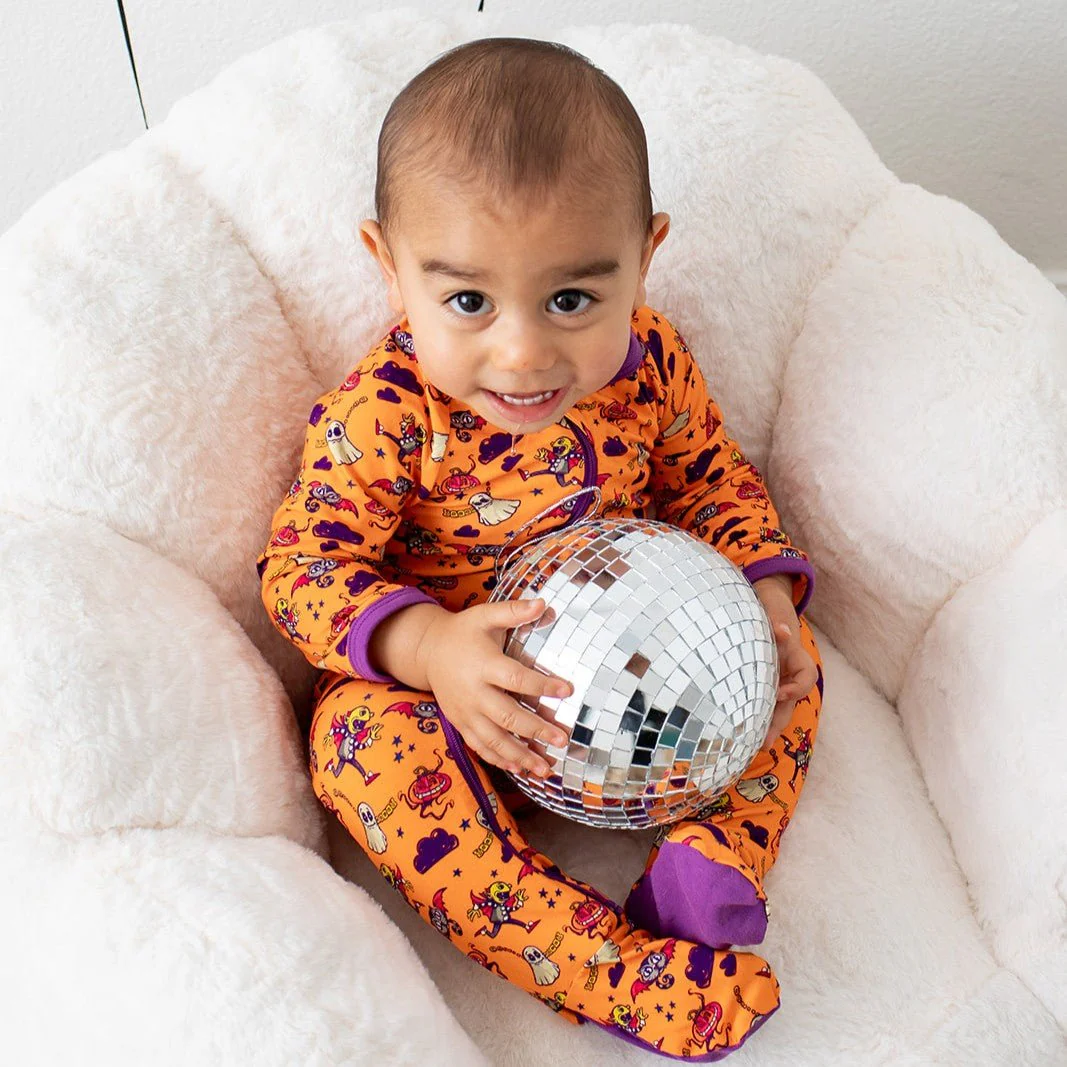 Orange Boo Crew Footie - Image 5