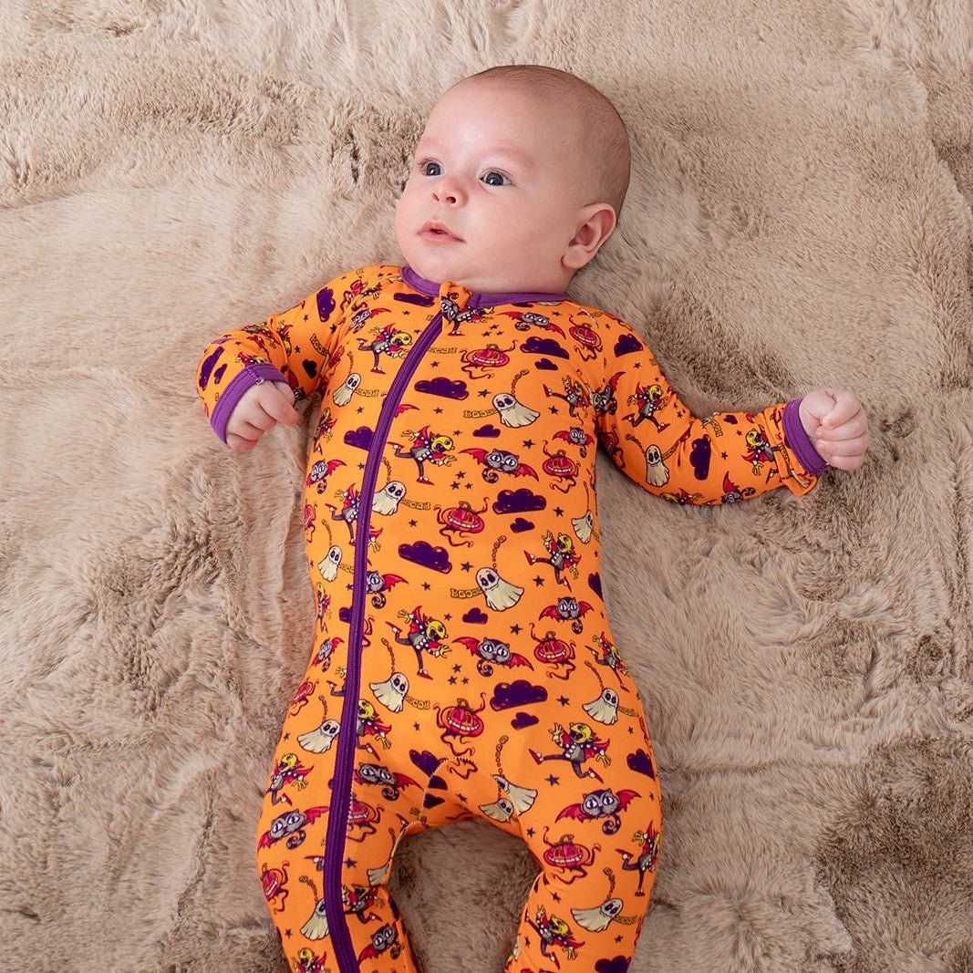 Orange Boo Crew Footie - Image 8